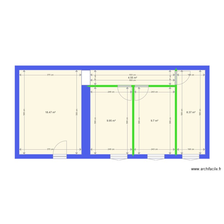 apparetement N 4. Plan de 0 pièce et 0 m2