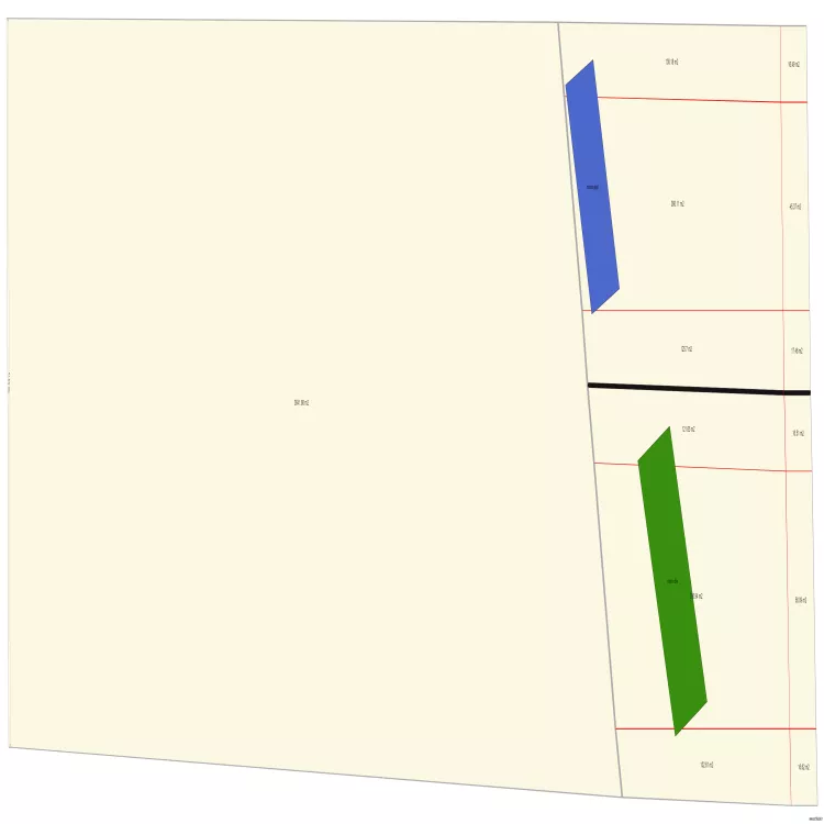 plan surface r&eacute;elle constructible. Plan de 