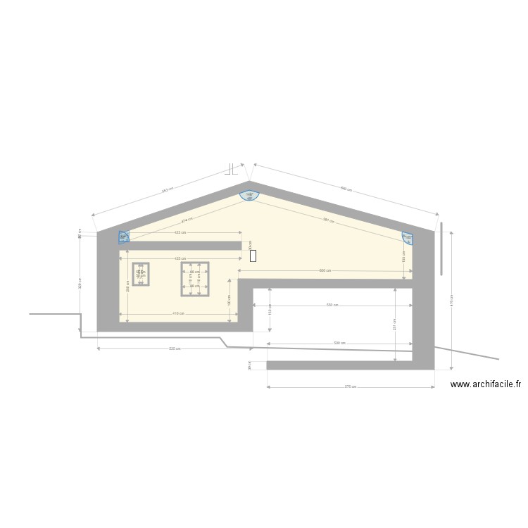 PIGNON OUEST 1'. Plan de 0 pièce et 0 m2