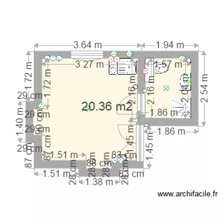 COVELLI. Plan de 