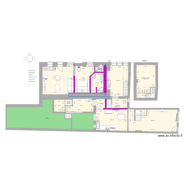 5UrbainGrandierProjet2Travaux. Plan de 0 pièce et 0 m2