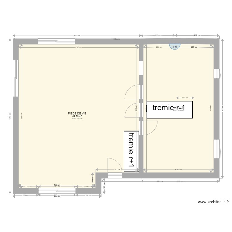 rdc pour euromac2. Plan de 0 pièce et 0 m2