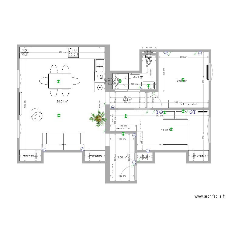 PARIS 11 C. Plan de 0 pièce et 0 m2