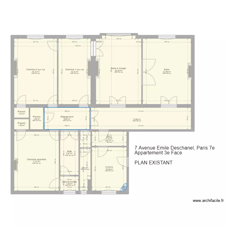 7 Emile Deschanel. Plan de 