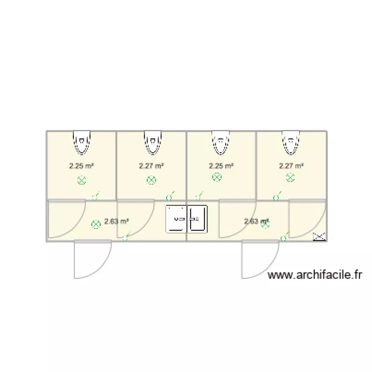 GUEZ CARAIBES 4. Plan de 