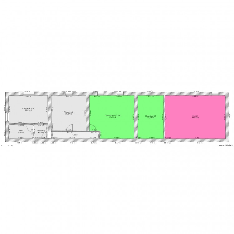 La Ver etage 01. Plan de 0 pièce et 0 m2