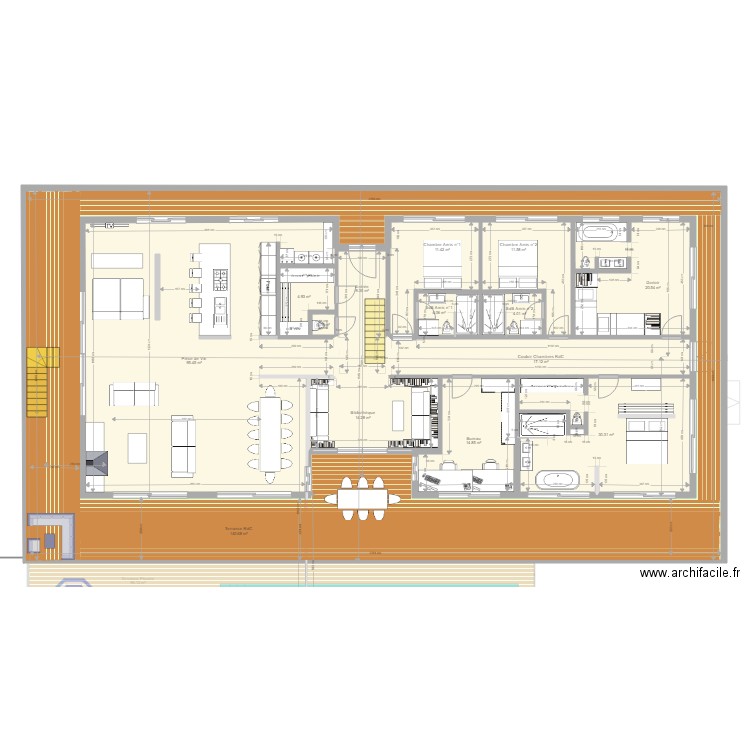 Maison Beauterne. Plan de 0 pièce et 0 m2