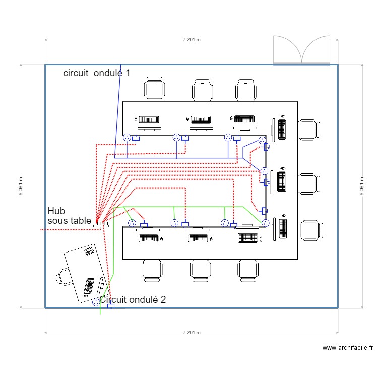 circuit elec formation cot. Plan de 0 pièce et 0 m2