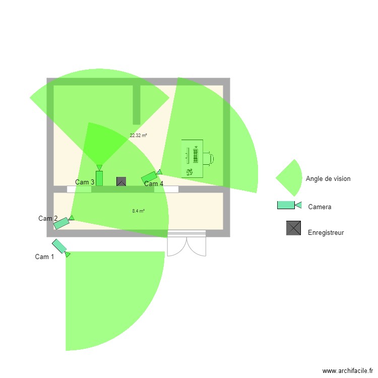 legume. Plan de 0 pièce et 0 m2
