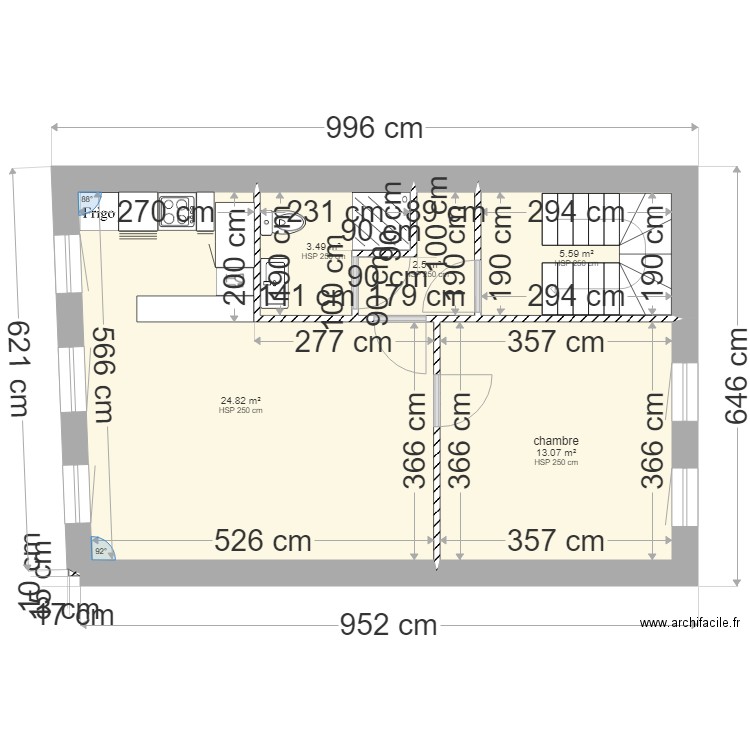 etage 2et 3 L29 vd . Plan de 0 pièce et 0 m2