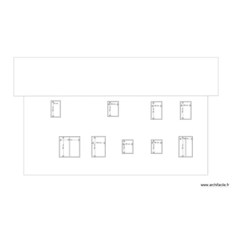 Marnaz Facade Nord       Apr&egrave;s Modification. Plan de 