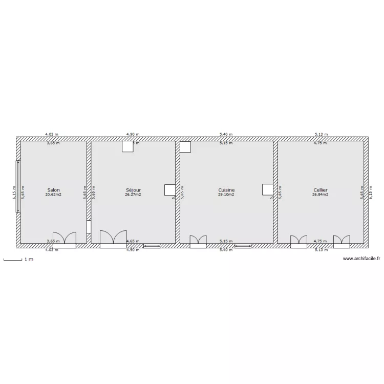 Champeaux RDC. Plan de Champeaux RDC. Plan de