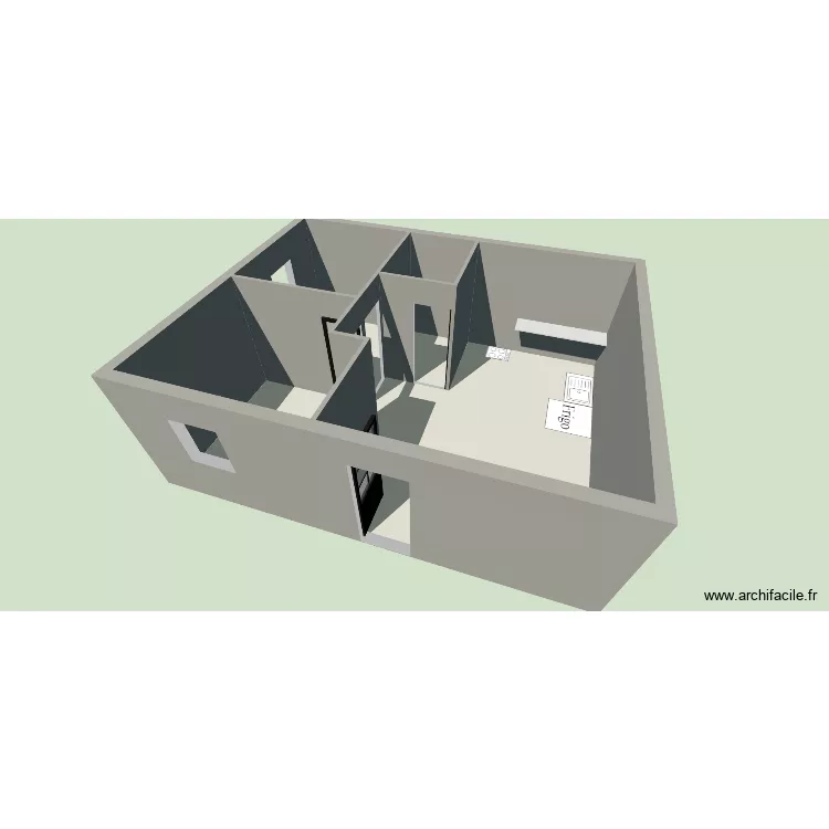 test2. Plan de 4  et 38 m²