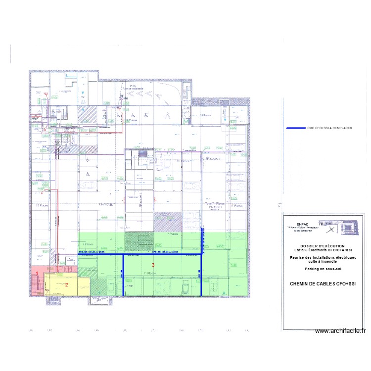 EHPAD sous sol CDC. Plan de 0 pièce et 0 m2