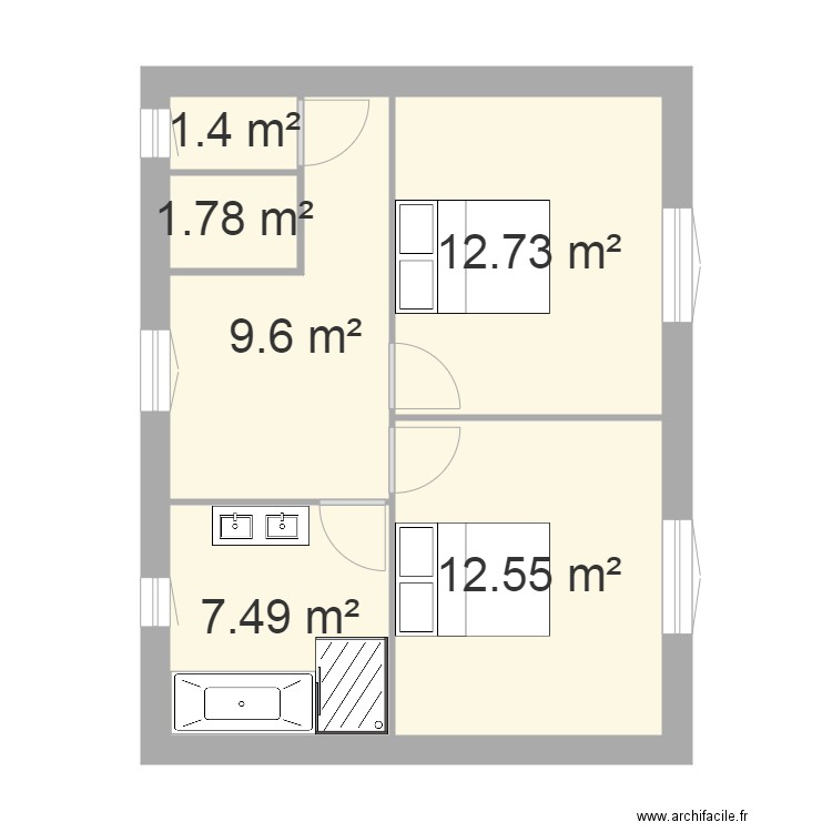 etage 66 a. Plan de 0 pièce et 0 m2