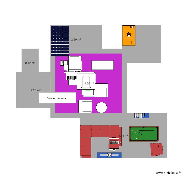 Maison 1. Plan de 0 pièce et 0 m2