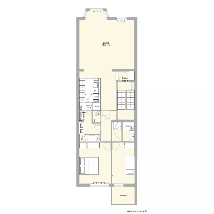Marie José Rez1 Eau Chauffage Def Mesures. Plan de 0 pièce et 0 m2 Marie José Rez1 Eau Chauffage Def Mesures. Plan de 0 pièce et 0 m2