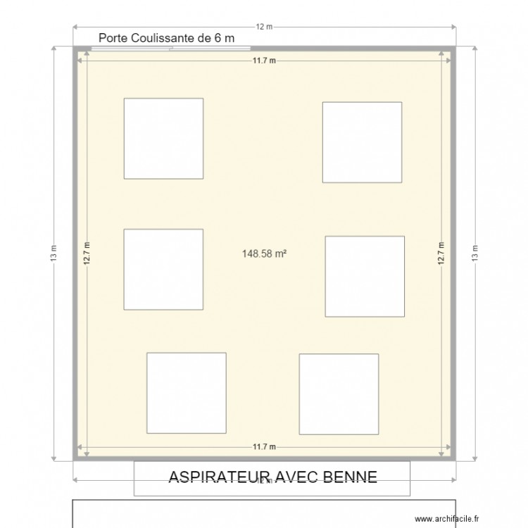 ATELIER MENUISERIE . Plan de 0 pièce et 0 m2