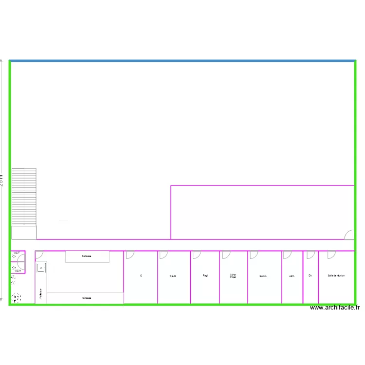 USINE mezzanine. Plan de USINE mezzanine. Plan de