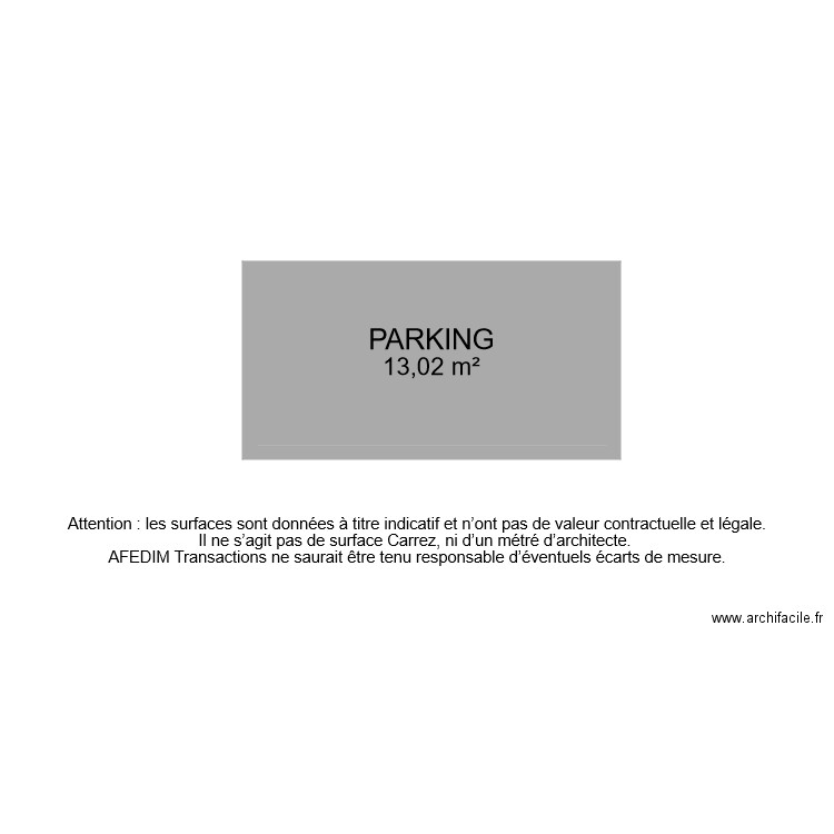 BI 7199 PARKING. Plan de 0 pièce et 0 m2