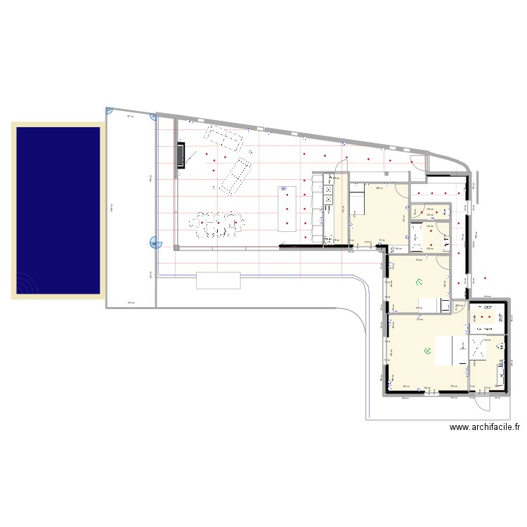 wolfgang 4. Plan de 15 pièces et 158 m2