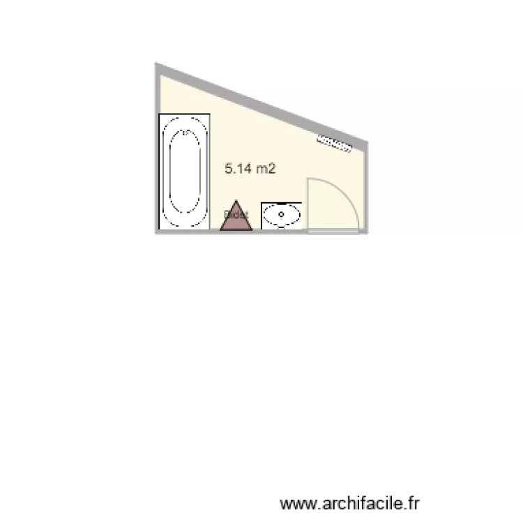 plan veau sdb. Plan de 