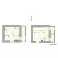 Meubl&eacute; lamb&eacute; 2 chambre