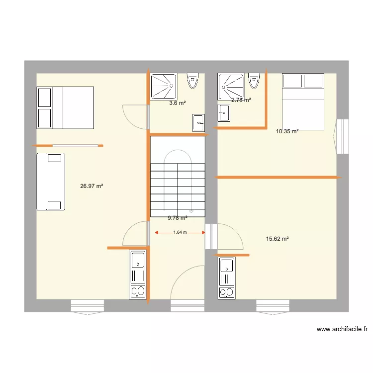 LOCATION camille portes ok APPART ESSAI. Plan de 