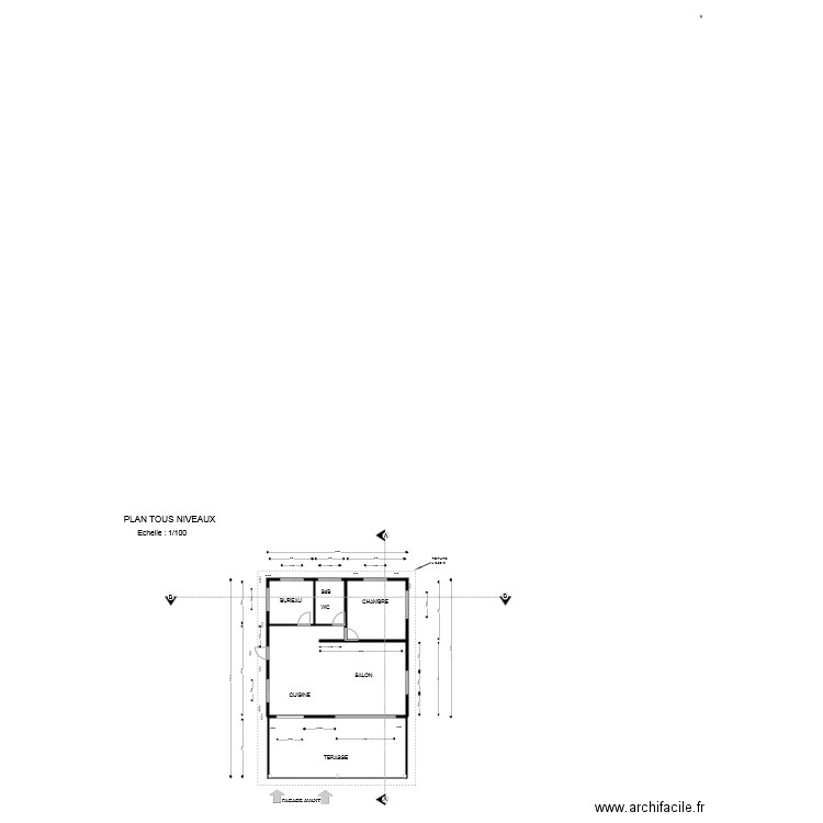 PLAN TOUS NIVEAUX VAITI. Plan de 0 pièce et 0 m2