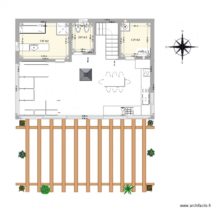 plan maison carnier. Plan de 0 pièce et 0 m2