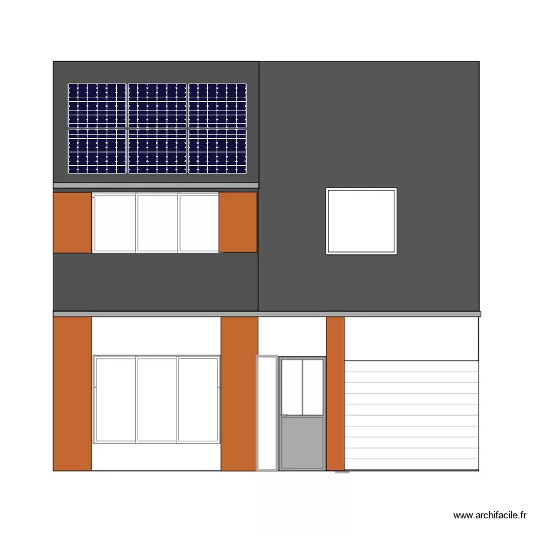 fa&ccedil;ade noyelles. Plan de 