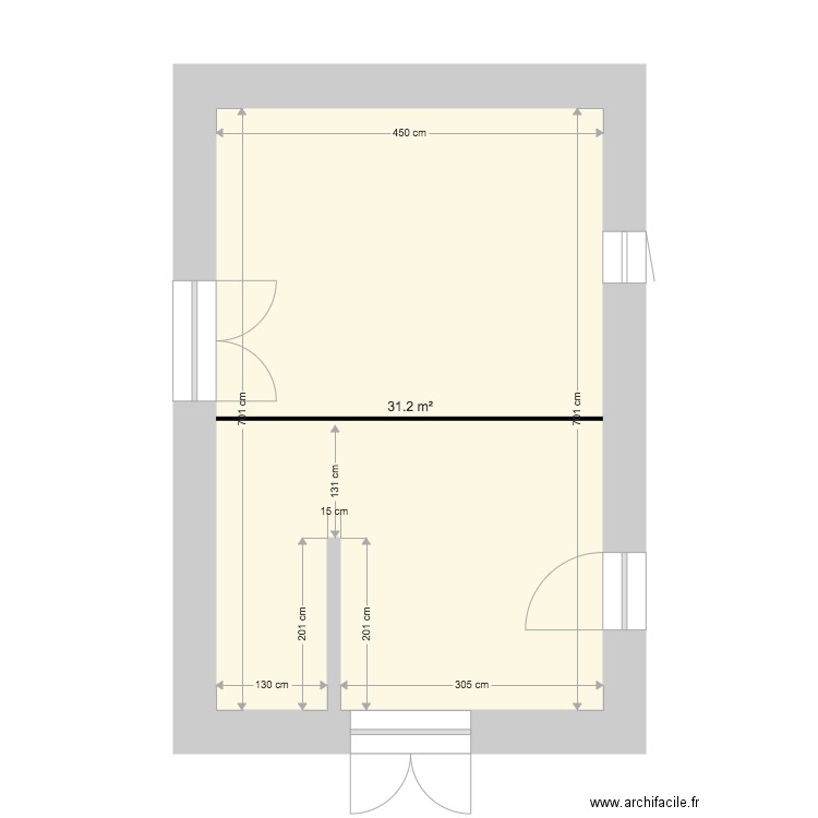 Plan Chailloux. Plan de 0 pièce et 0 m2