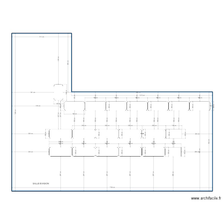 evasion. Plan de 0 pièce et 0 m2