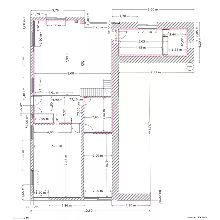 rdc PC. Plan de 