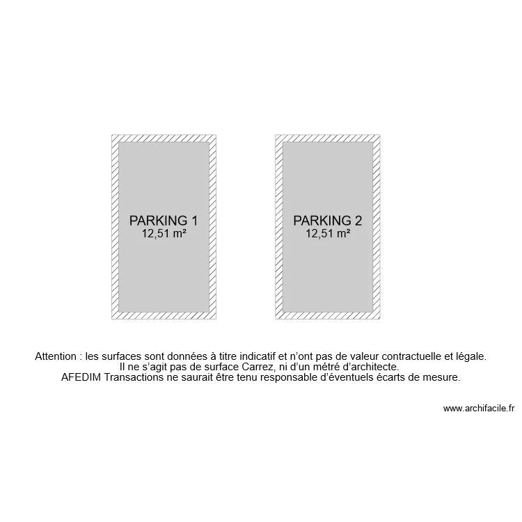 BI 6687 PARKING. Plan de 