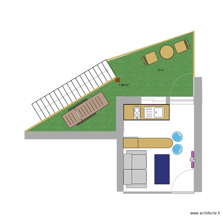 EXT 2. Plan de 0 pièce et 0 m2