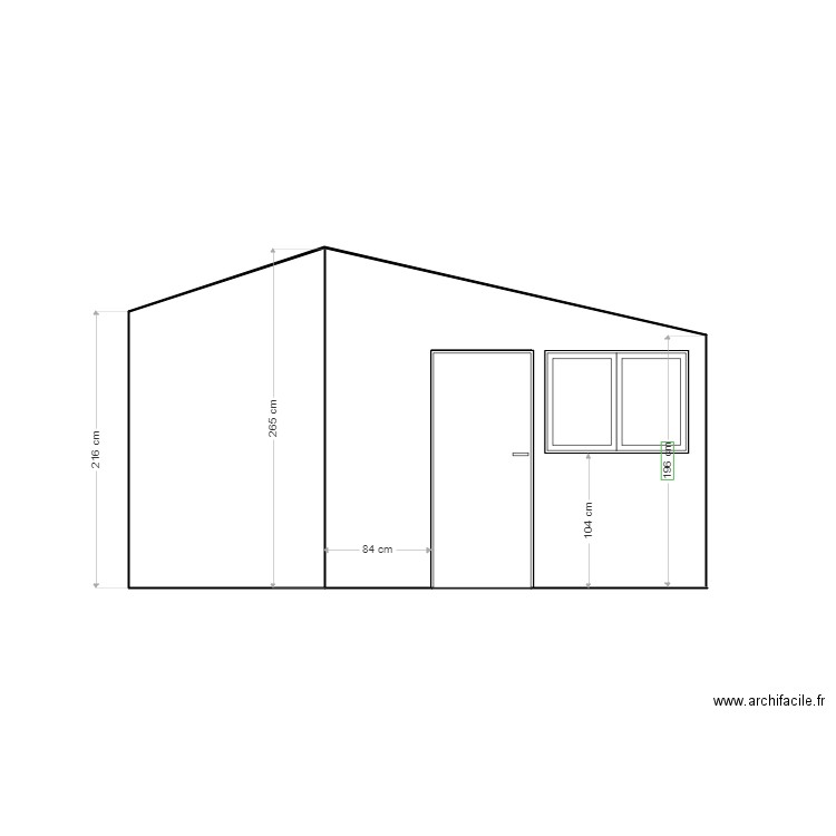 Cabanons existant 2021115. Plan de 0 pièce et 0 m2