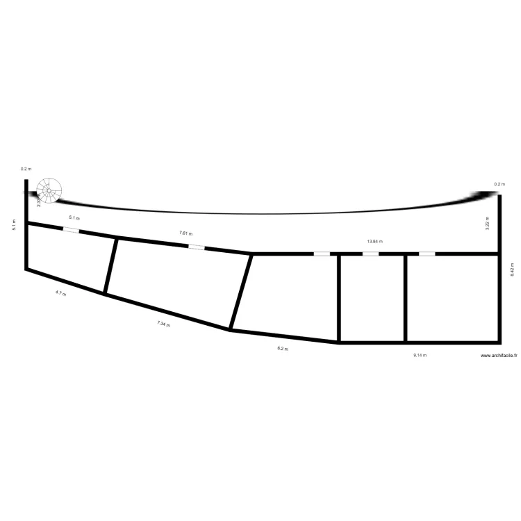 AUDI CAEN ETAGE VN. Plan de 