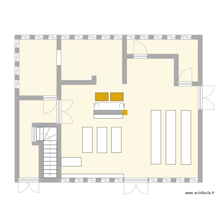 Cafet. Plan de 0 pièce et 0 m2