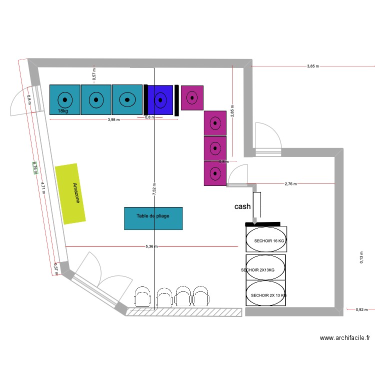 LAVERIE ANNEMASSE. Plan de 0 pièce et 0 m2