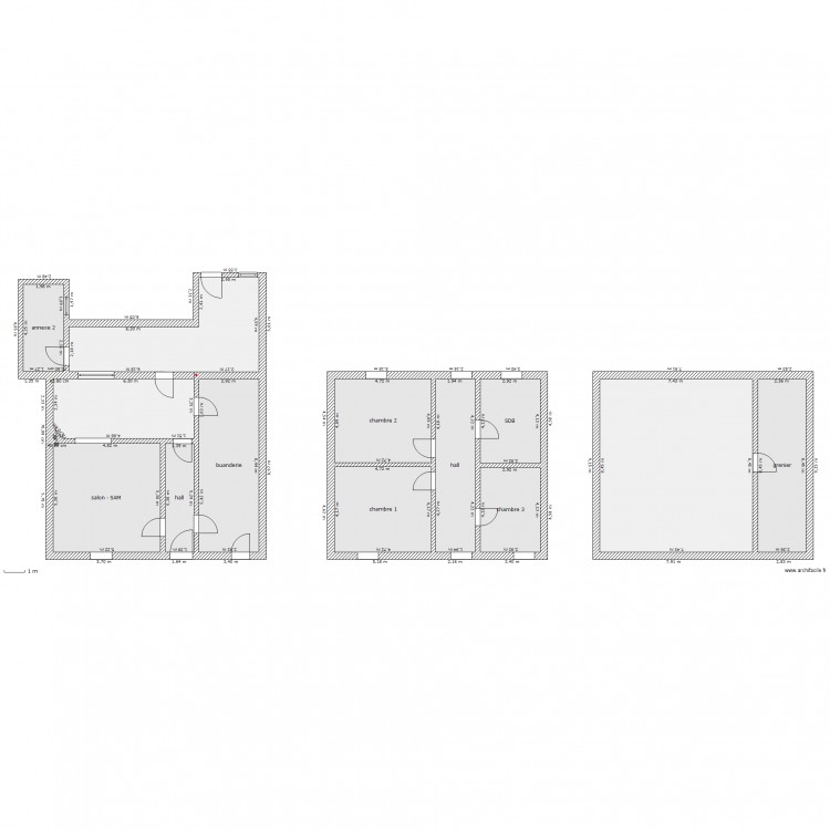 rez de chaussée 2. Plan de 0 pièce et 0 m2