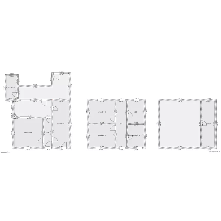 rez de chauss&eacute;e 2. Plan de 