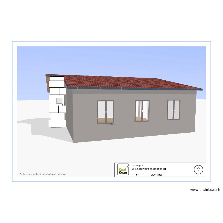 FACADE RETOUR ARR CALEPINAGE BARBERO. Plan de 0 pièce et 0 m2