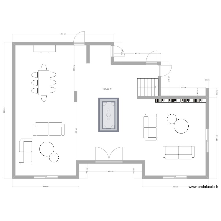 Plan agencement BAKARI agencement 1. Plan de 0 pièce et 0 m2