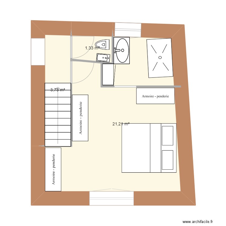 Suite parentale Védrignans. Plan de 0 pièce et 0 m2