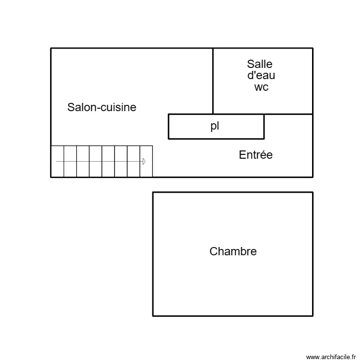QUIMPER LAGADIC. Plan de 