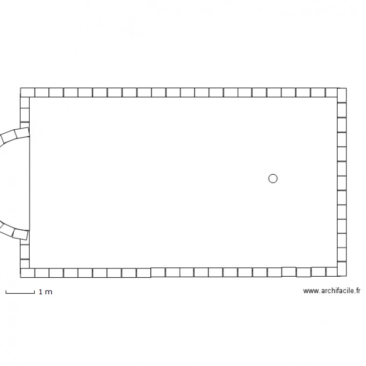 PISCINE. Plan de 0 pièce et 0 m2