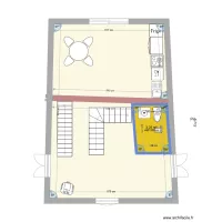 Plan maison Denis pour cr&eacute;ation escalier