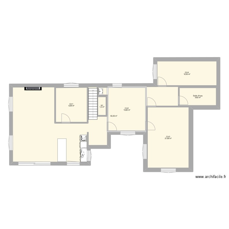GRAND PIQUEY. Plan de 0 pièce et 0 m2