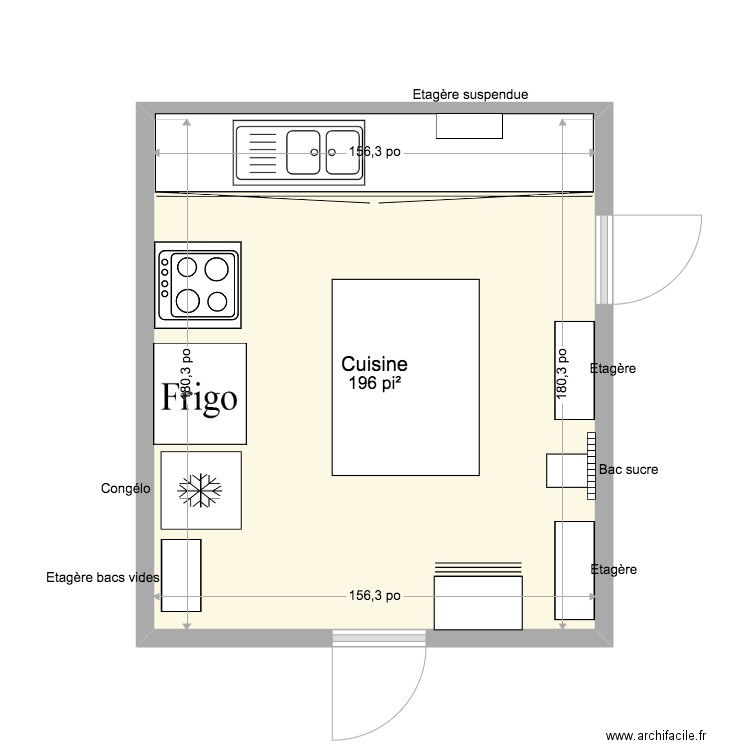 Espace transformation alimentaire La Cabottine. Plan de 0 pièce et 0 m2